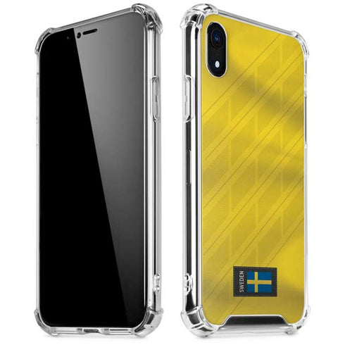 Sweden Soccer Flag iPhone XR Clear Case